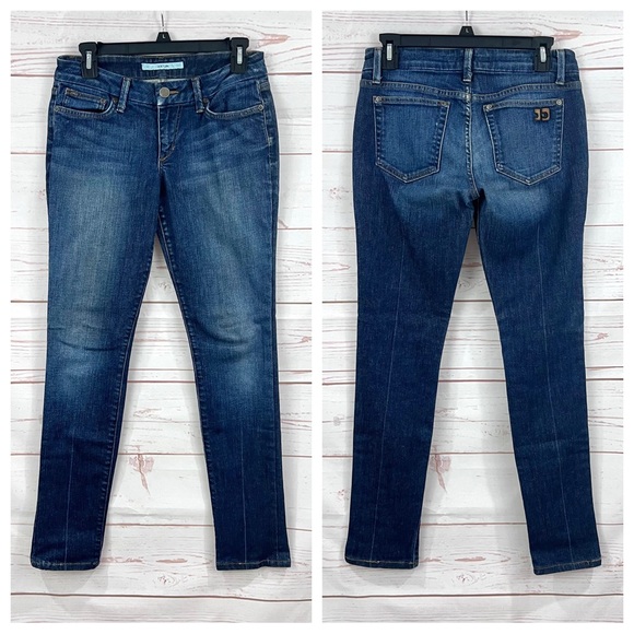 Joes Jeans The Chelsea Faded Indigo Vitti Wash Y2K Skinny Ankle Jeans 27 - Picture 7 of 8